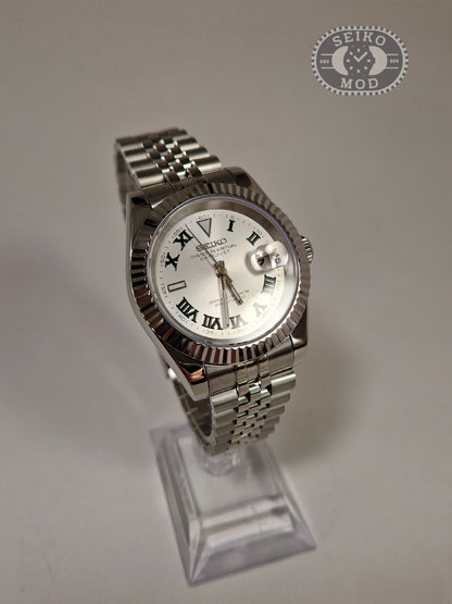 Datejust Mod with Wimbledon White Roman Dial and Jubilee Bracelet