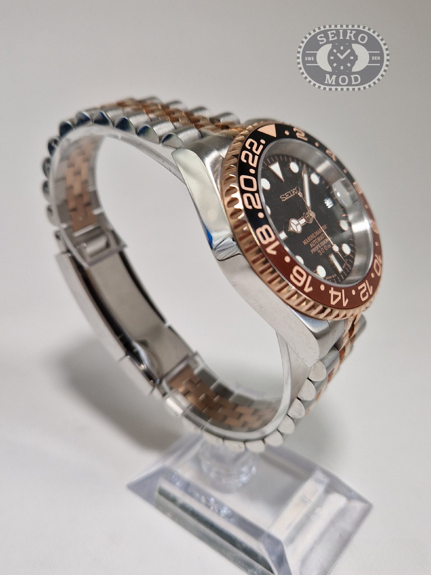 Submariner mod rootbeer two-tone bracelet